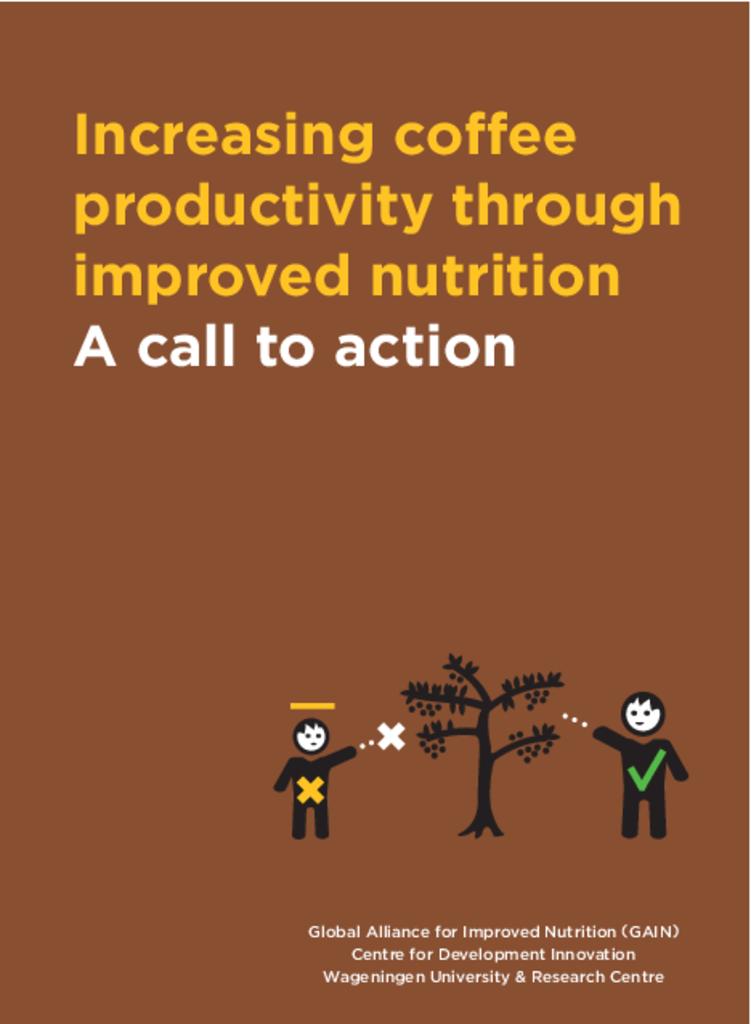 Increasing coffee productivity through improved nutrition: a call to action