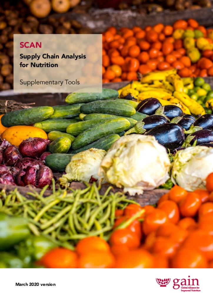Supply Chain Analysis for Nutrition (SCAN) compiled 12 sub-tools