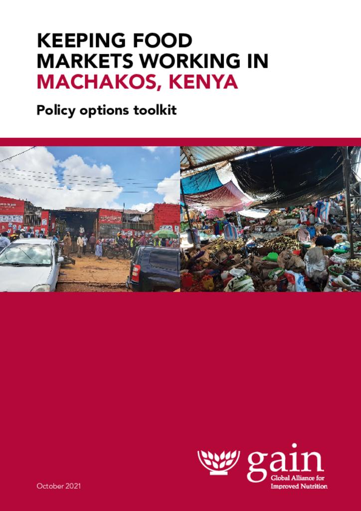 Policy Options Toolkit - Machakos, Kenya