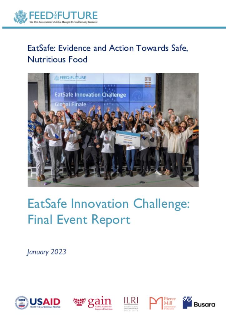 EatSafe Innovation Challenge: Final Event Report, Winner, and Runners Up
