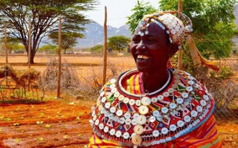 Nalois, a mother who advocates for improved nutrition in Kenya
