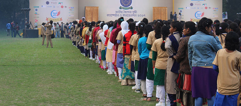 Adolescent girls rally to improve nutrition in Bangladesh
