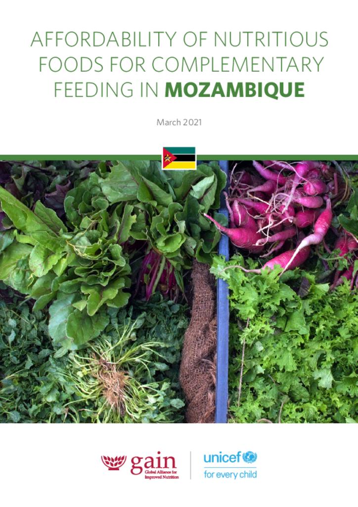 Affordability of nutritious foods for complementary feeding in Mozambique