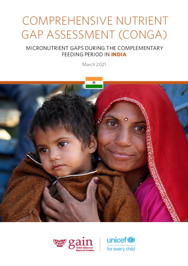India: Comprehensive Nutrient Gap Assessment (CONGA): Micronutrient gaps during the…