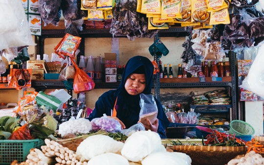 Woman at the market